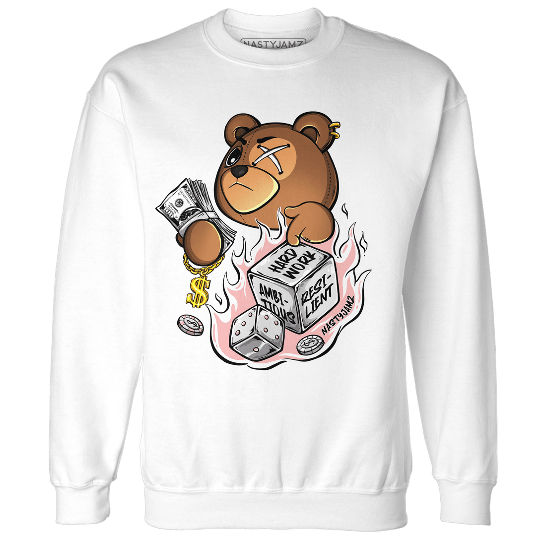 Low Legend Pink 11s Sweatshirt Match Hustle Casino BER - NastyJamz