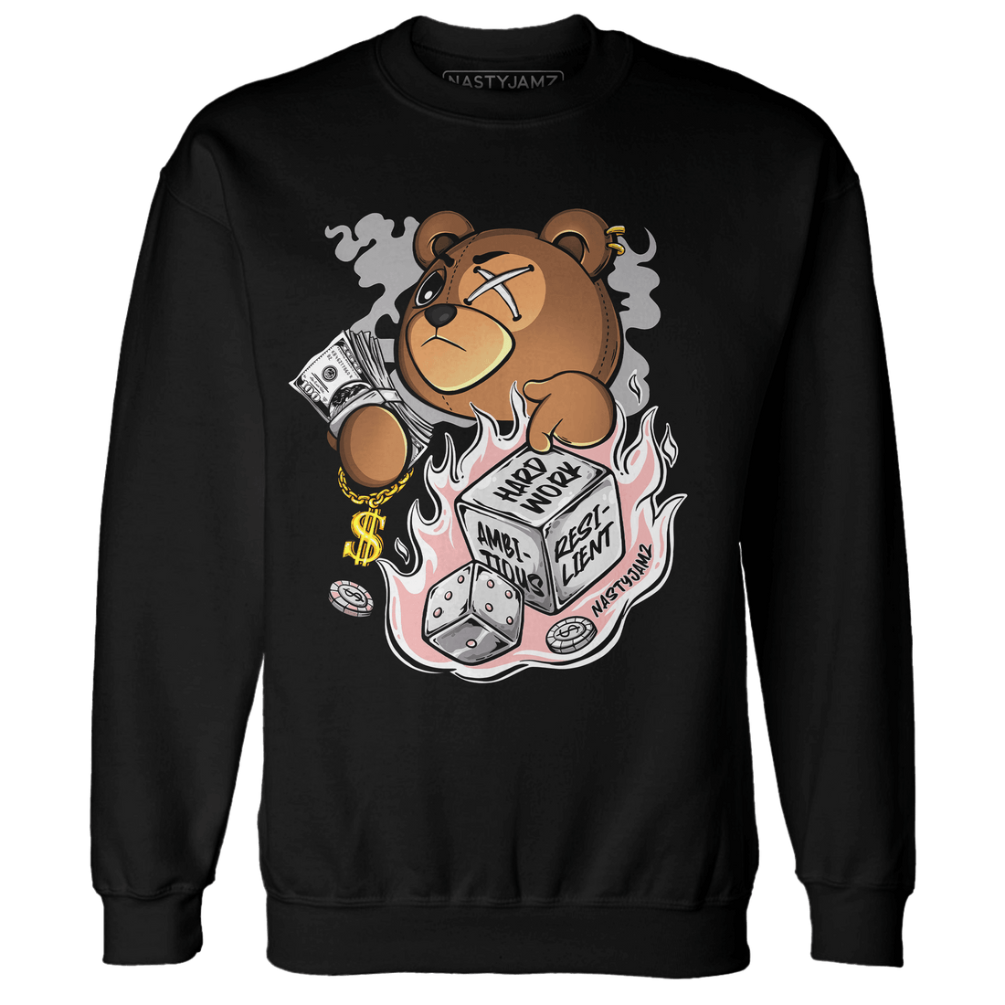 Low Legend Pink 11s Sweatshirt Match Hustle Casino BER - NastyJamz