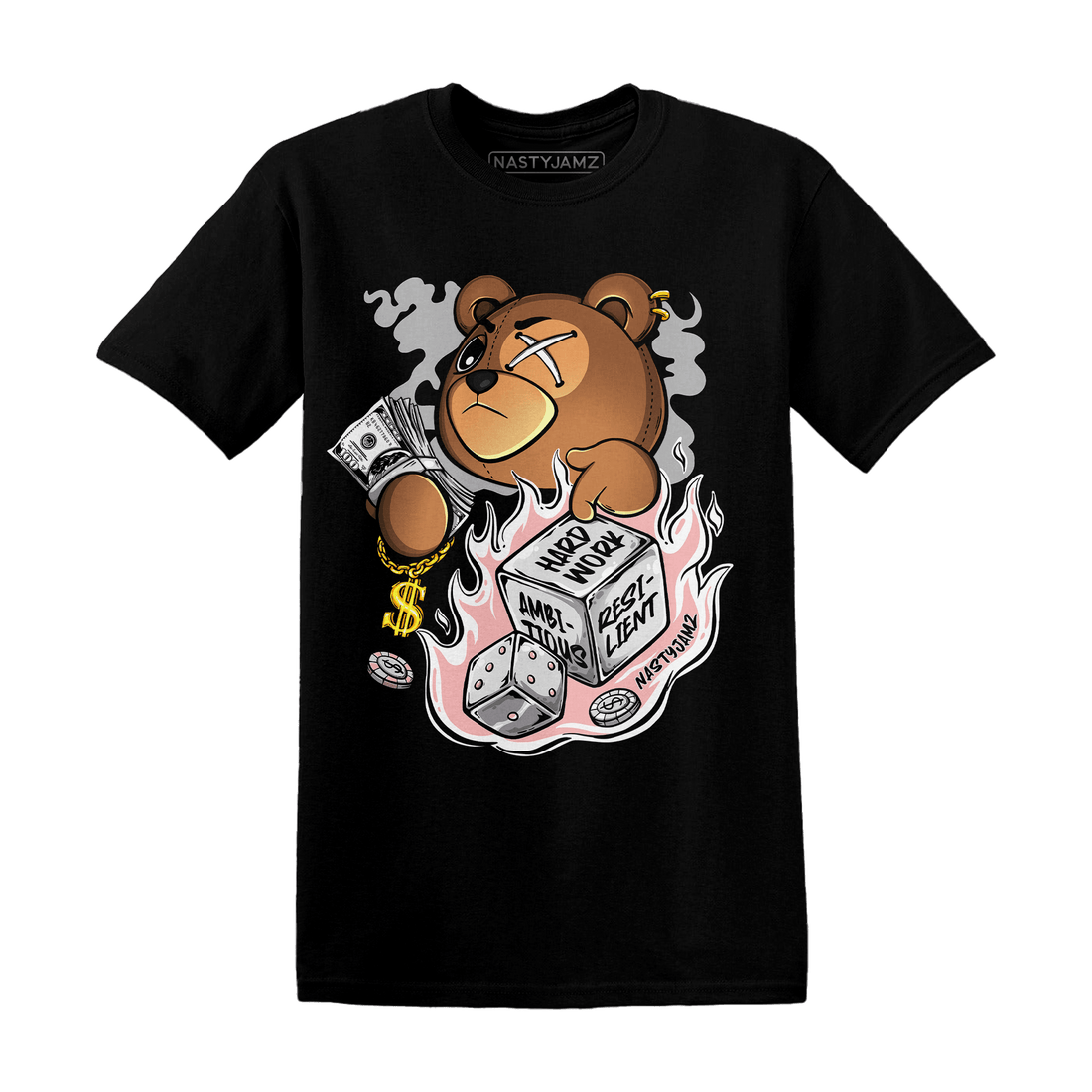 Low Legend Pink 11s T Shirt Match Hustle Casino BER - NastyJamz