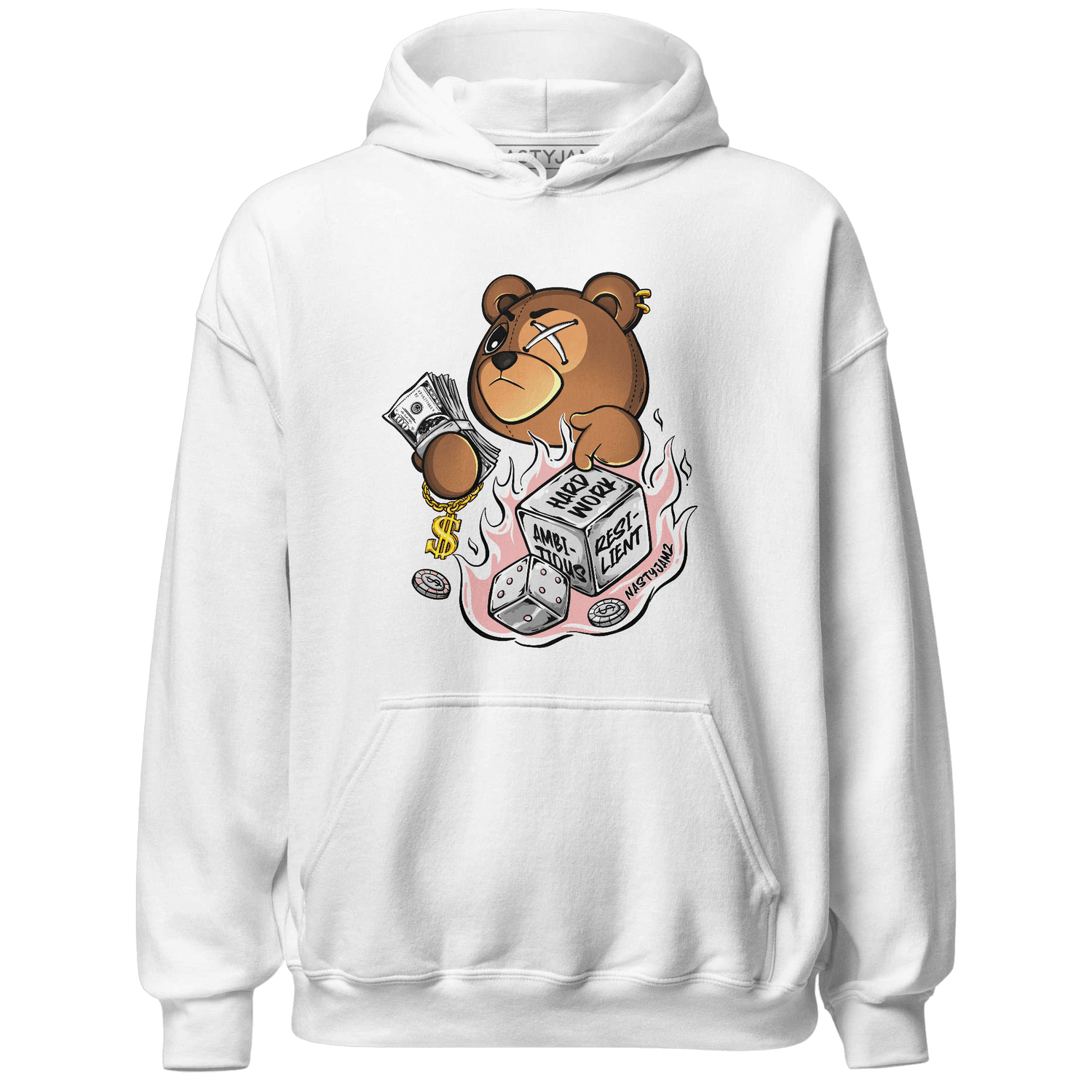Low Legend Pink 11s Hoodie Match Hustle Casino BER - NastyJamz