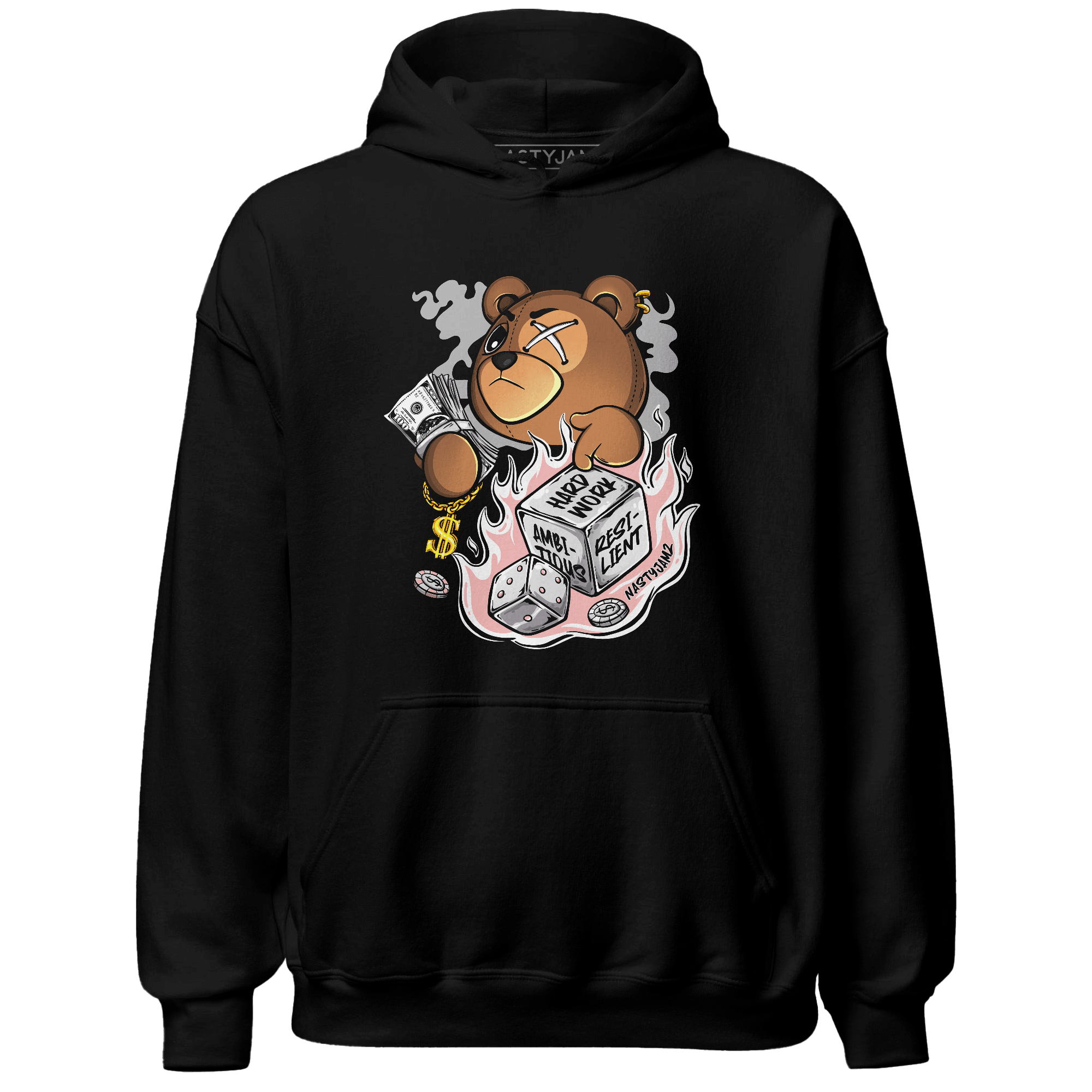 Low Legend Pink 11s Hoodie Match Hustle Casino BER - NastyJamz