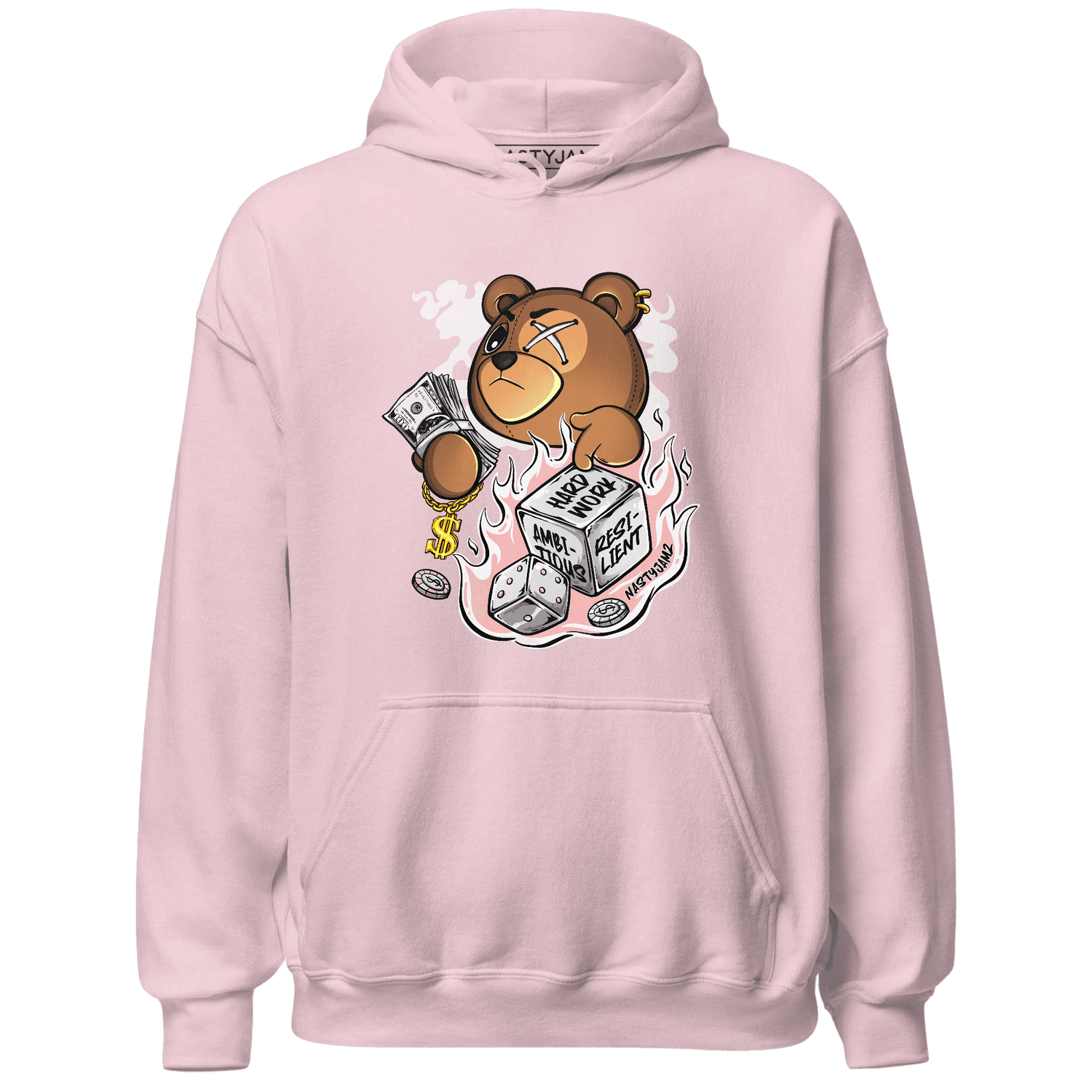 Low Legend Pink 11s Hoodie Match Hustle Casino BER - NastyJamz