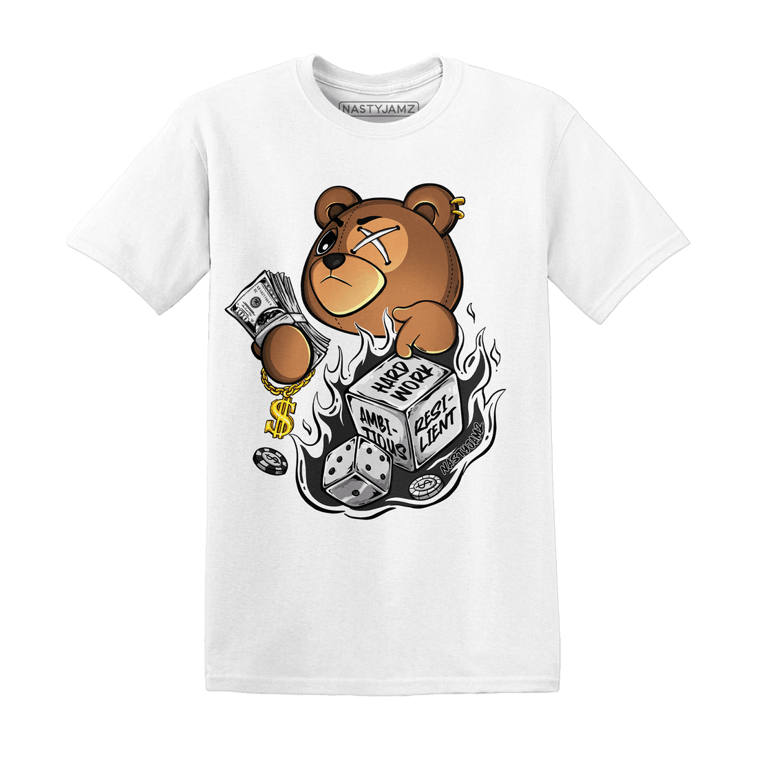 Low Space Jam 11s T Shirt Match Hustle Casino BER - NastyJamz