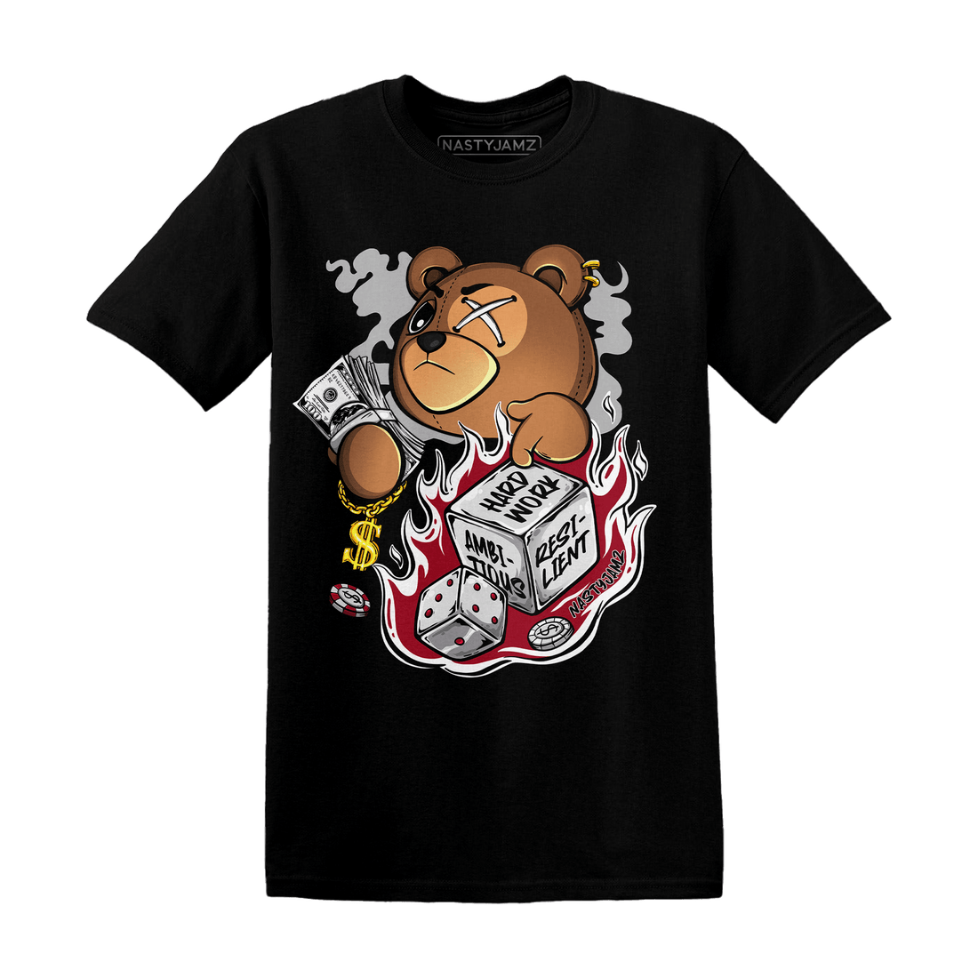 Retro Red Taxi 12s T Shirt Match Hustle Casino BER - NastyJamz