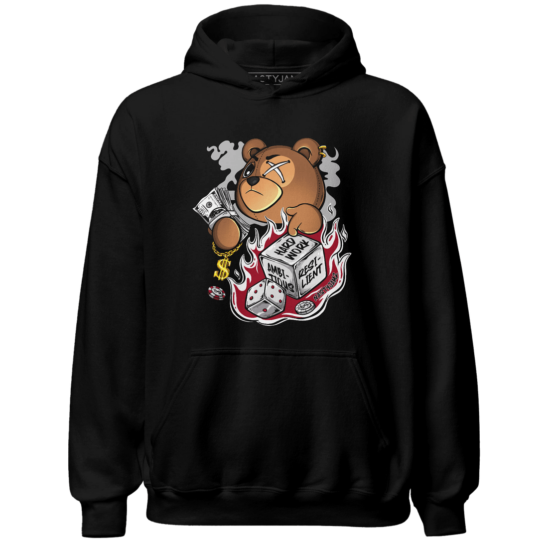 Retro Red Taxi 12s Hoodie Match Hustle Casino BER - NastyJamz