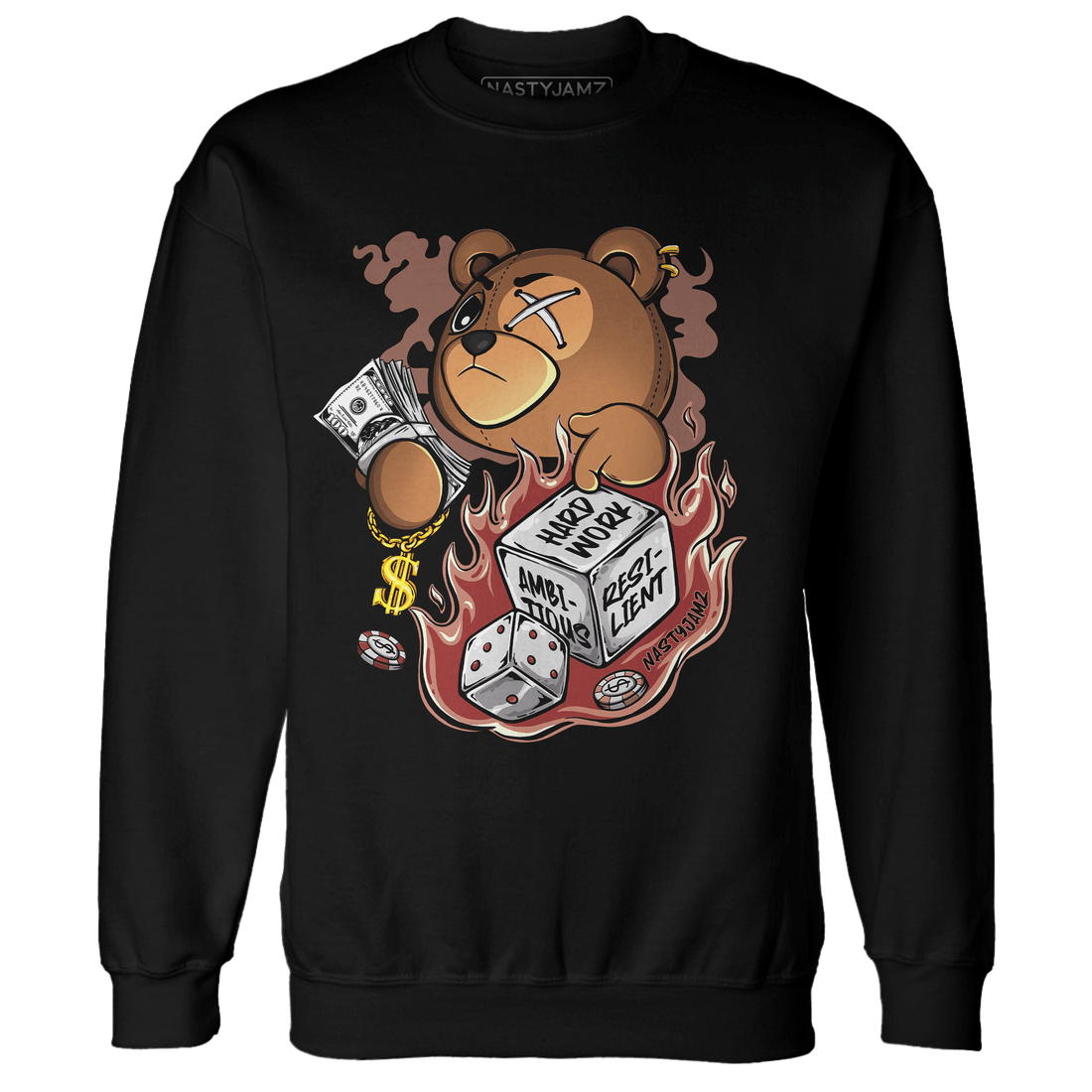 Dune Red 13s Sweatshirt Match Hustle Casino BER - NastyJamz