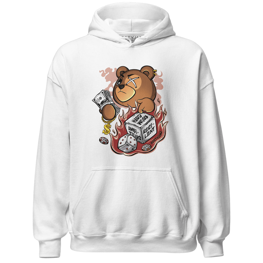 Dune Red 13s Hoodie Match Hustle Casino BER - NastyJamz