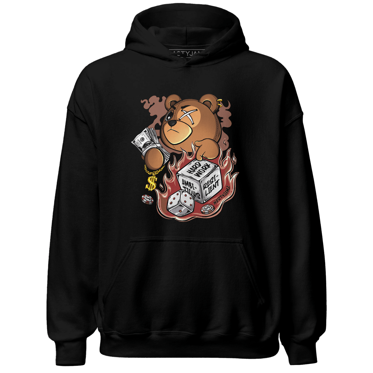 Dune Red 13s Hoodie Match Hustle Casino BER - NastyJamz