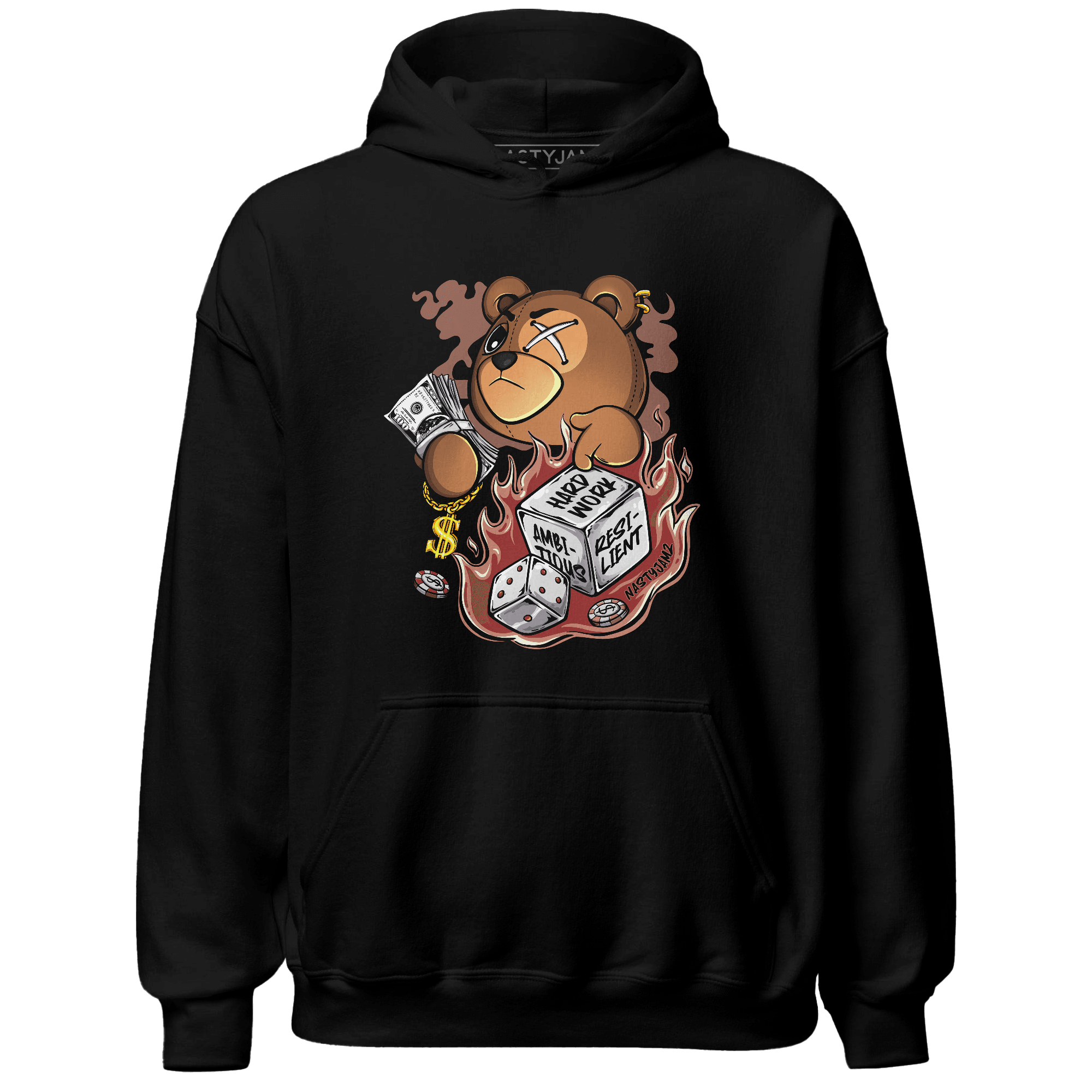 Dune Red 13s Hoodie Match Hustle Casino BER - NastyJamz