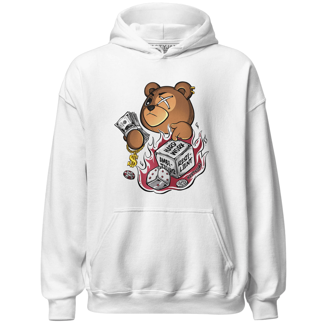 High 85 Metallic Burgundy 1s Hoodie Match Hustle Casino BER - NastyJamz