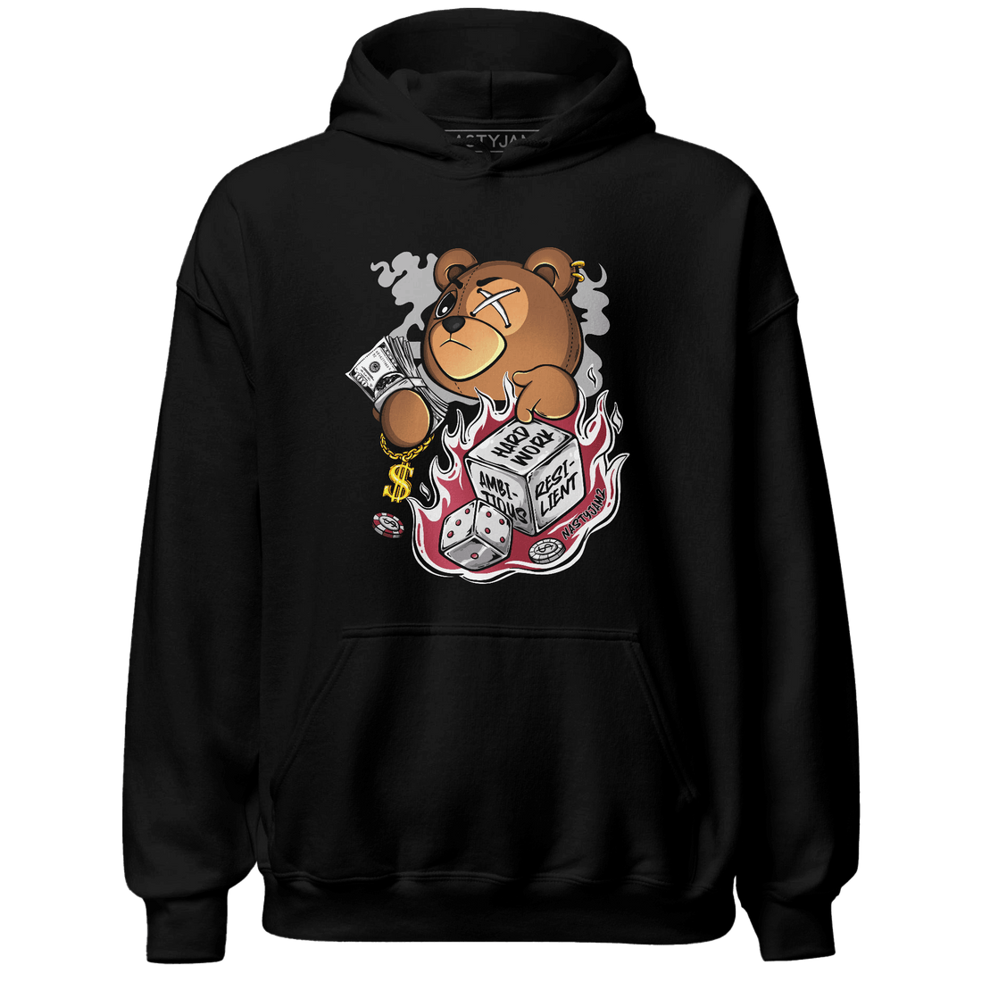 High 85 Metallic Burgundy 1s Hoodie Match Hustle Casino BER - NastyJamz
