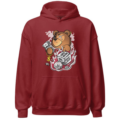 High 85 Metallic Burgundy 1s Hoodie Match Hustle Casino BER - NastyJamz