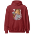 High 85 Metallic Burgundy 1s Hoodie Match Hustle Casino BER - NastyJamz