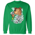 High OG Green Glow 1s Sweatshirt Match Hustle Casino BER - NastyJamz