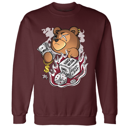 High White Team Red 1s Sweatshirt Match Hustle Casino BER - NastyJamz