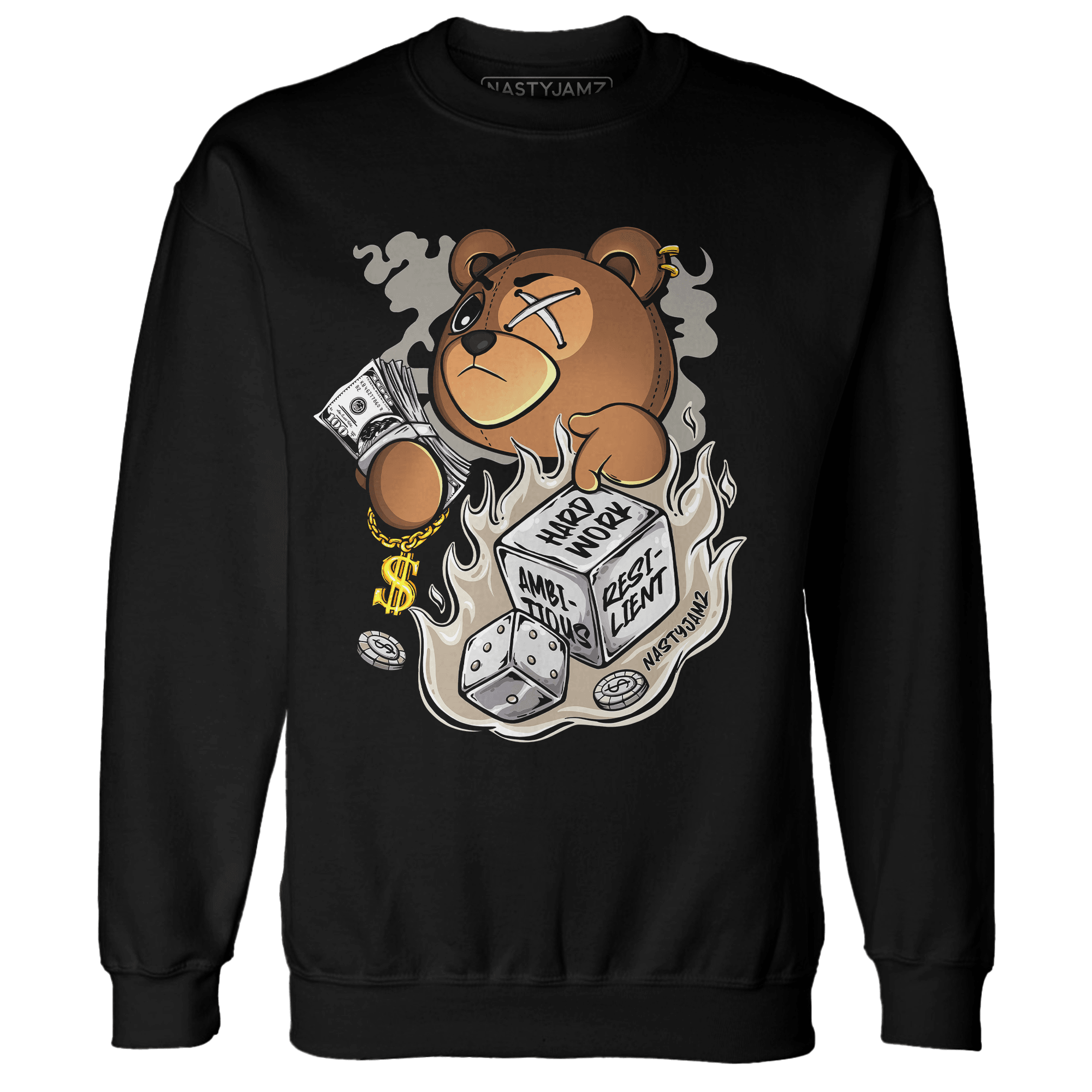 Latte 1s Sweatshirt Match Hustle Casino BER - NastyJamz