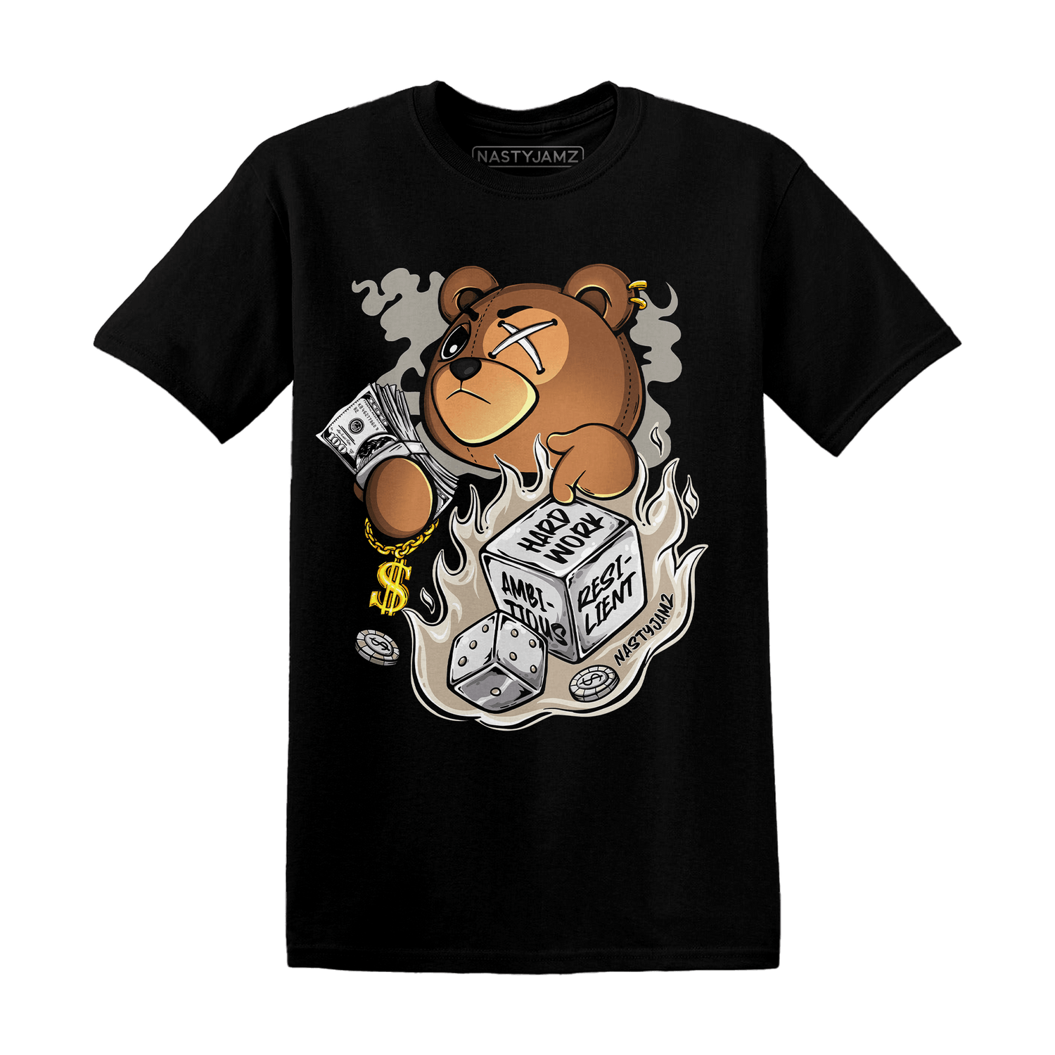 Latte 1s T Shirt Match Hustle Casino BER - NastyJamz