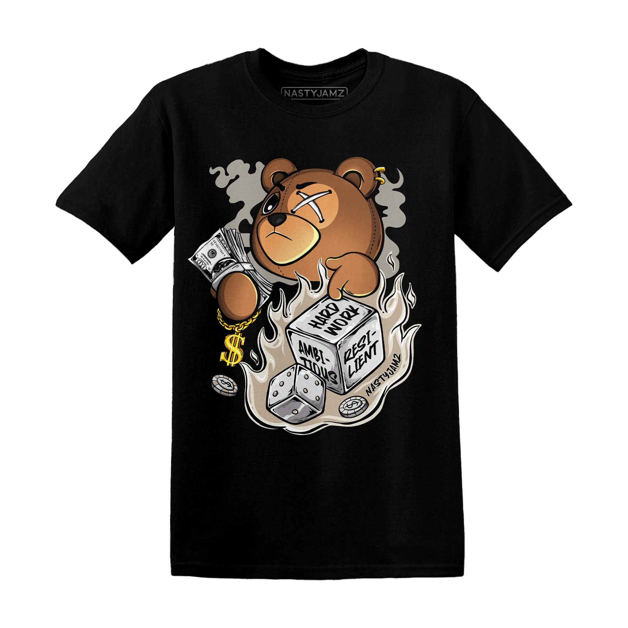 Latte 1s T Shirt Match Hustle Casino BER - NastyJamz