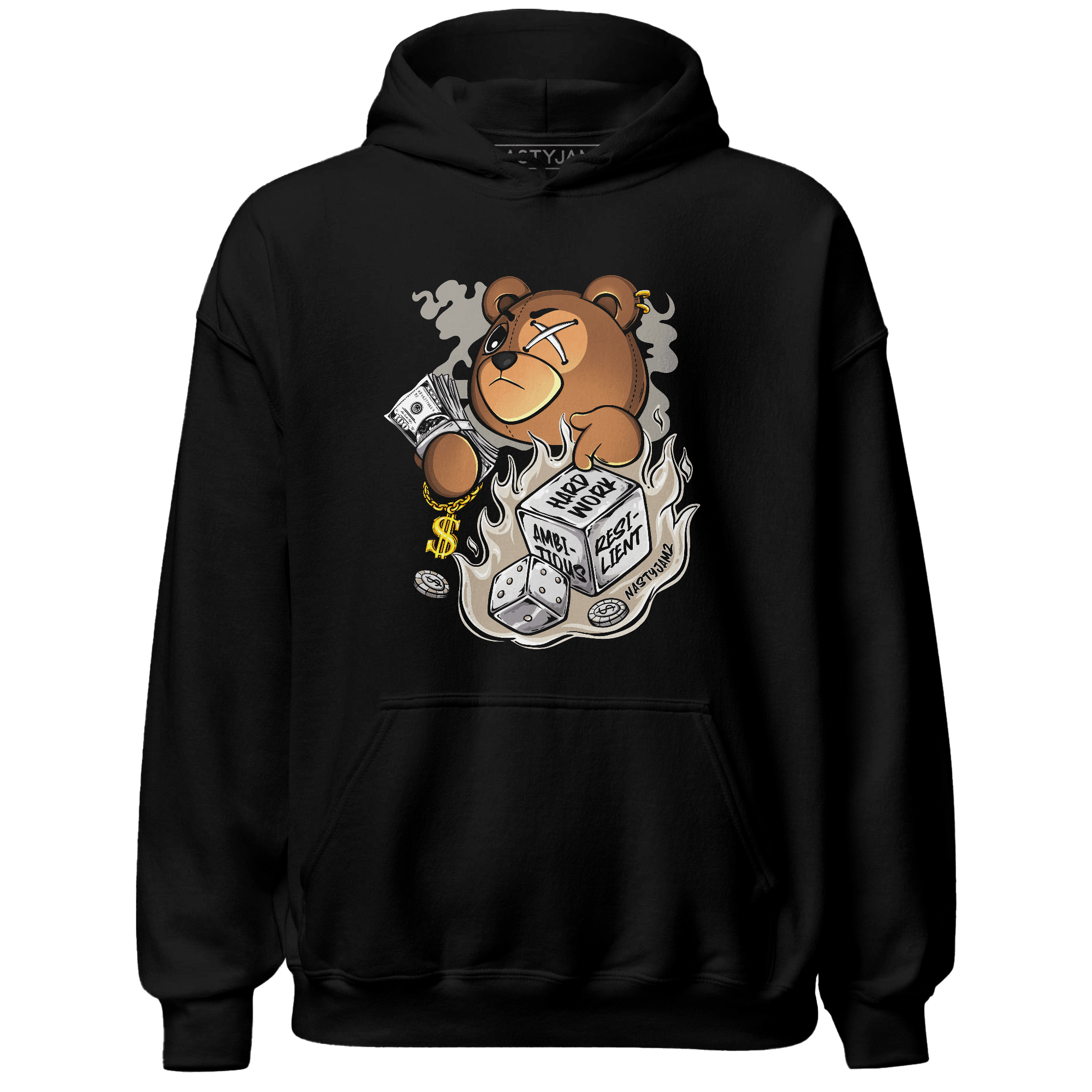 Latte 1s Hoodie Match Hustle Casino BER - NastyJamz