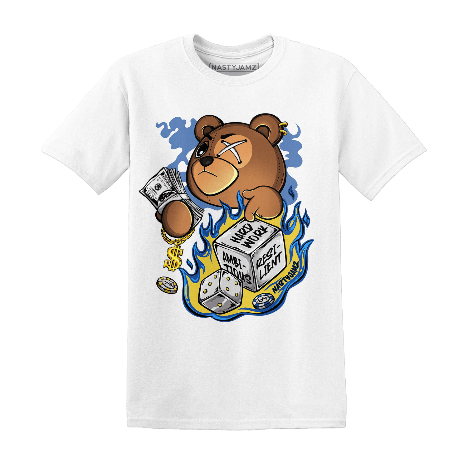 Low OG Canary TVSC 1s T Shirt Match Hustle Casino BER - NastyJamz