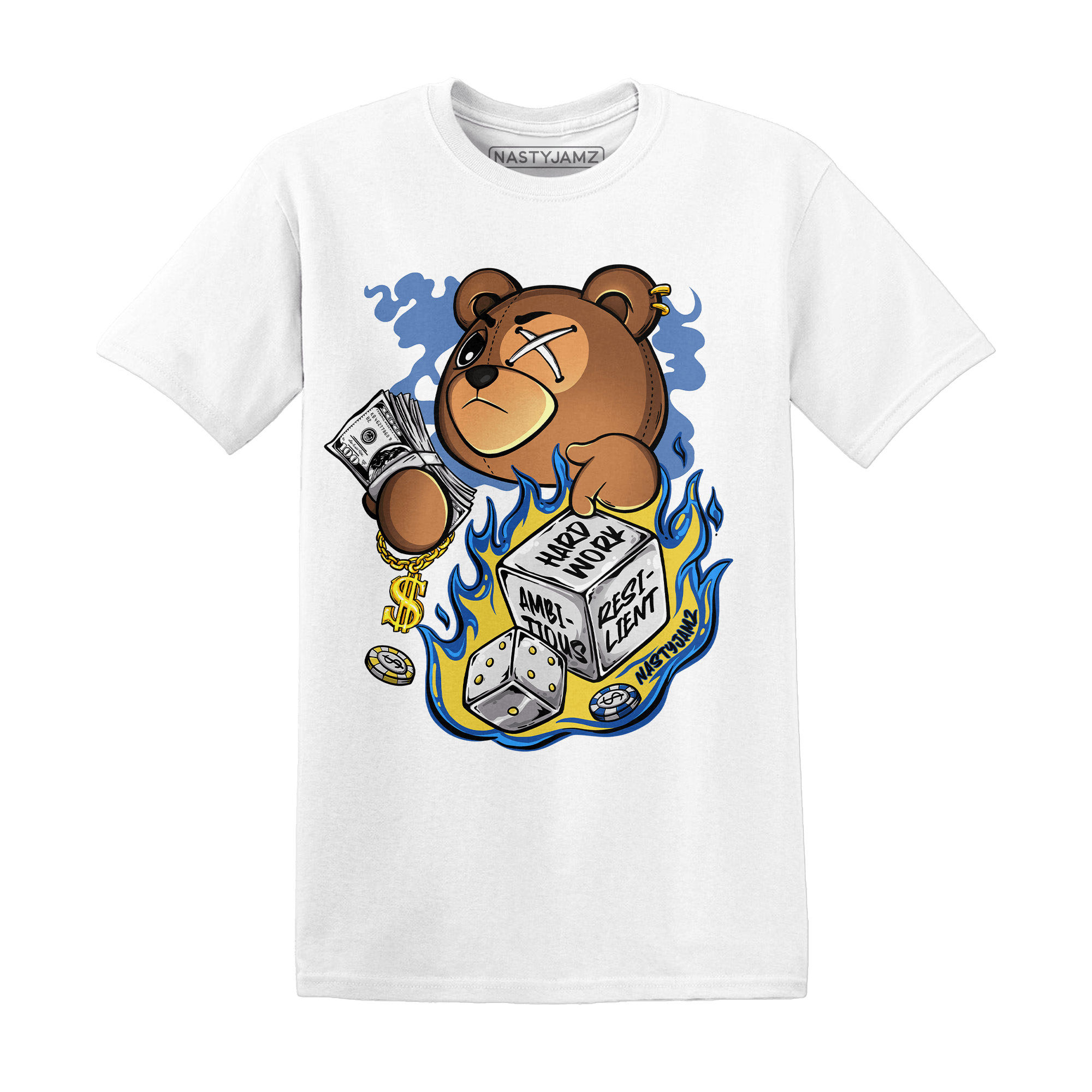 Low OG Canary TVSC 1s T Shirt Match Hustle Casino BER - NastyJamz