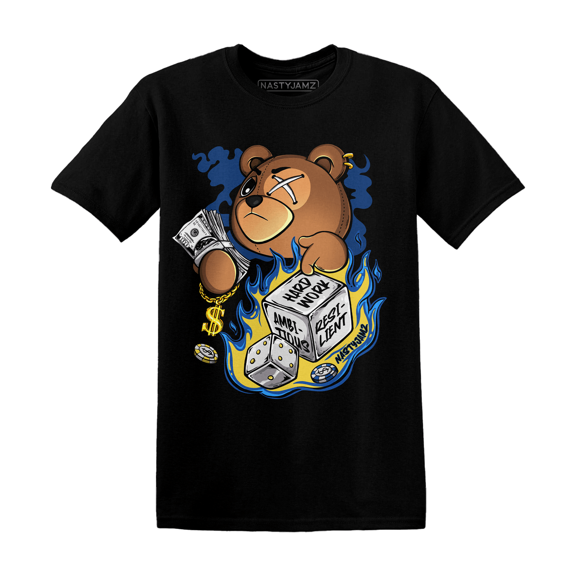 Low OG Canary TVSC 1s T Shirt Match Hustle Casino BER - NastyJamz