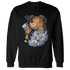 Mid Diffused Blue Grey 1s Sweatshirt Match Hustle Casino BER - NastyJamz