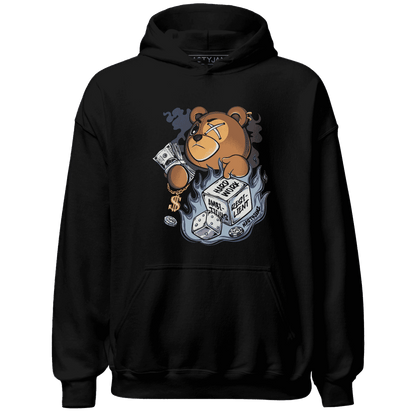 Mid Diffused Blue Grey 1s Hoodie Match Hustle Casino BER - NastyJamz