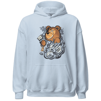 Mid Diffused Blue Grey 1s Hoodie Match Hustle Casino BER - NastyJamz