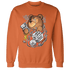 Georgia Peach 3s Sweatshirt Match Hustle Casino BER - NastyJamz