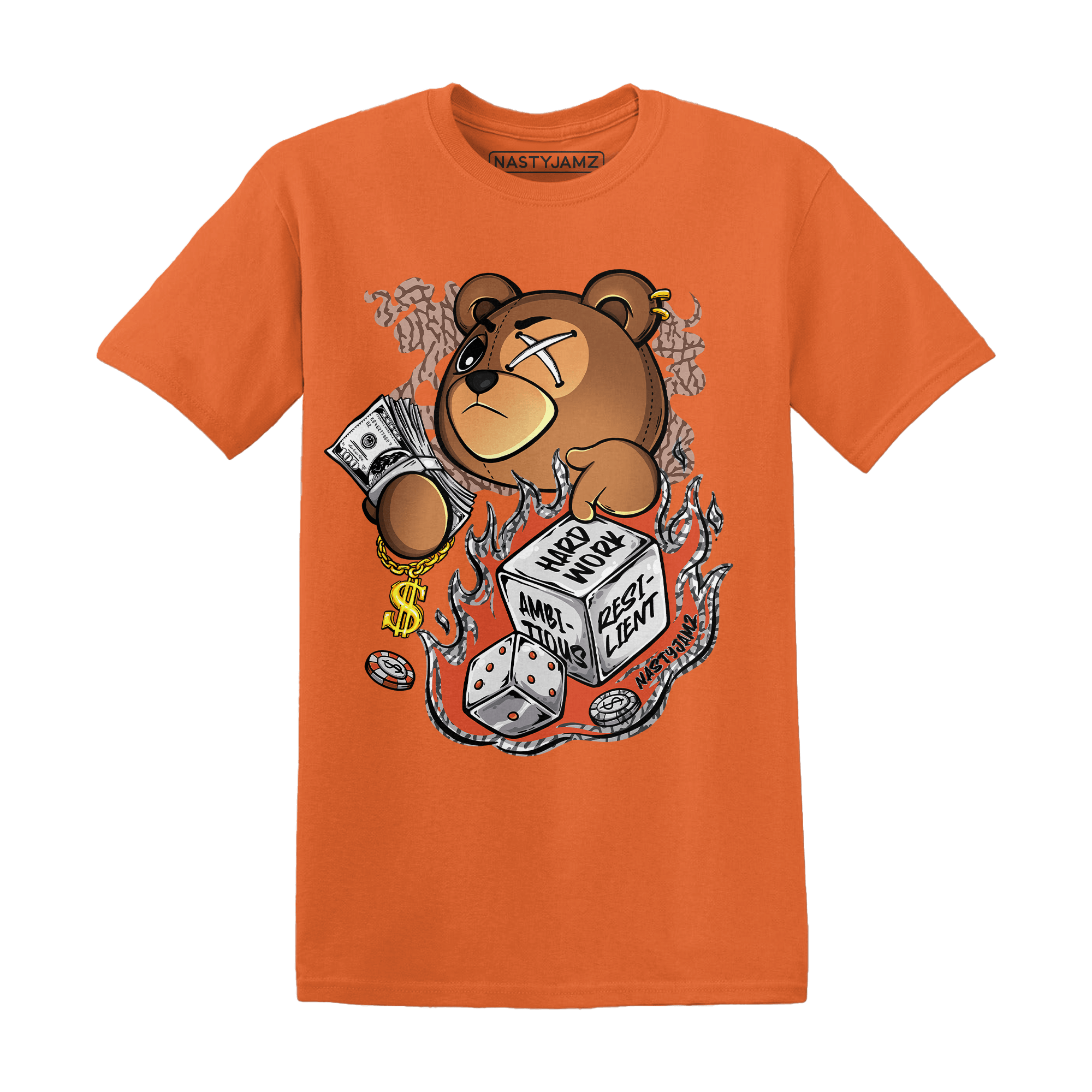 Georgia Peach 3s T Shirt Match Hustle Casino BER - NastyJamz