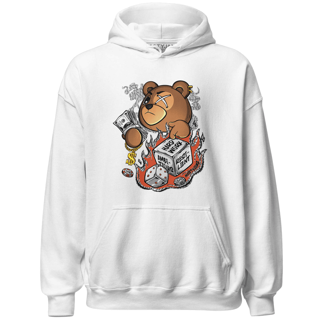 Georgia Peach 3s Hoodie Match Hustle Casino BER - NastyJamz
