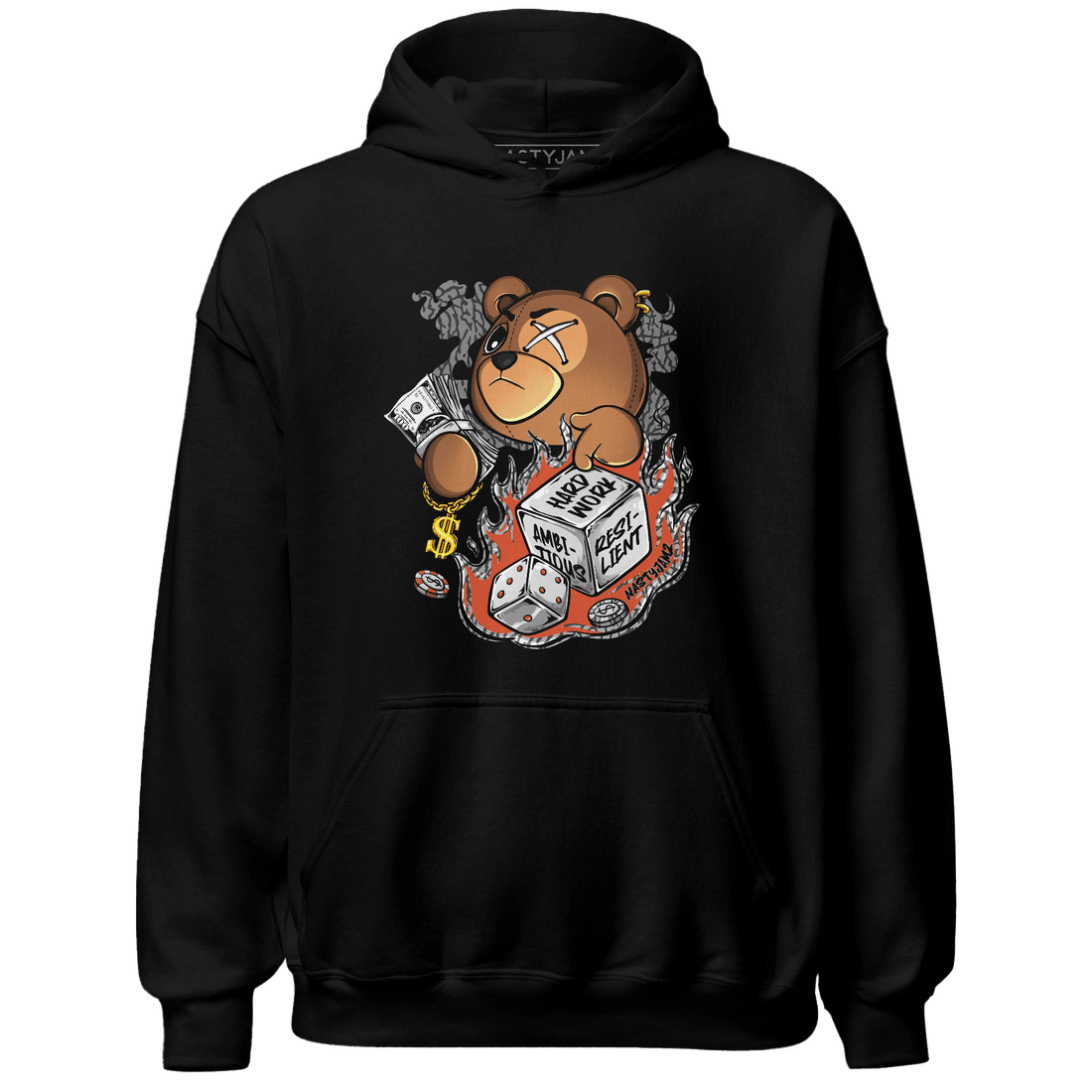 Georgia Peach 3s Hoodie Match Hustle Casino BER - NastyJamz