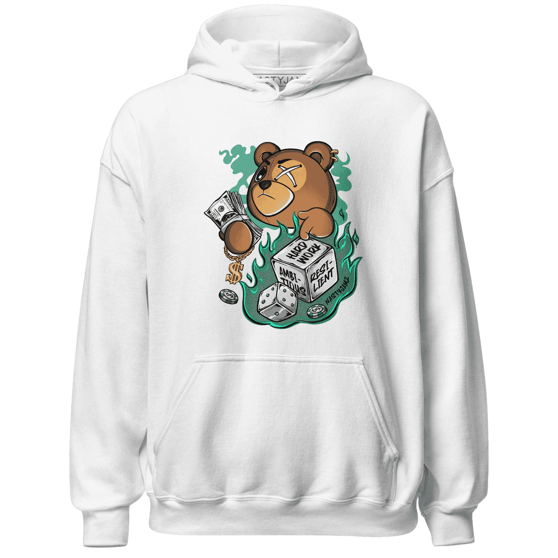 Nina CN Abney 3s Hoodie Match Hustle Casino BER - NastyJamz