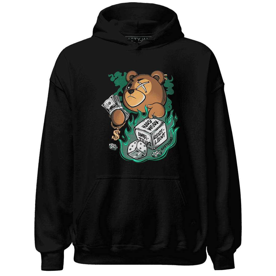Nina CN Abney 3s Hoodie Match Hustle Casino BER - NastyJamz