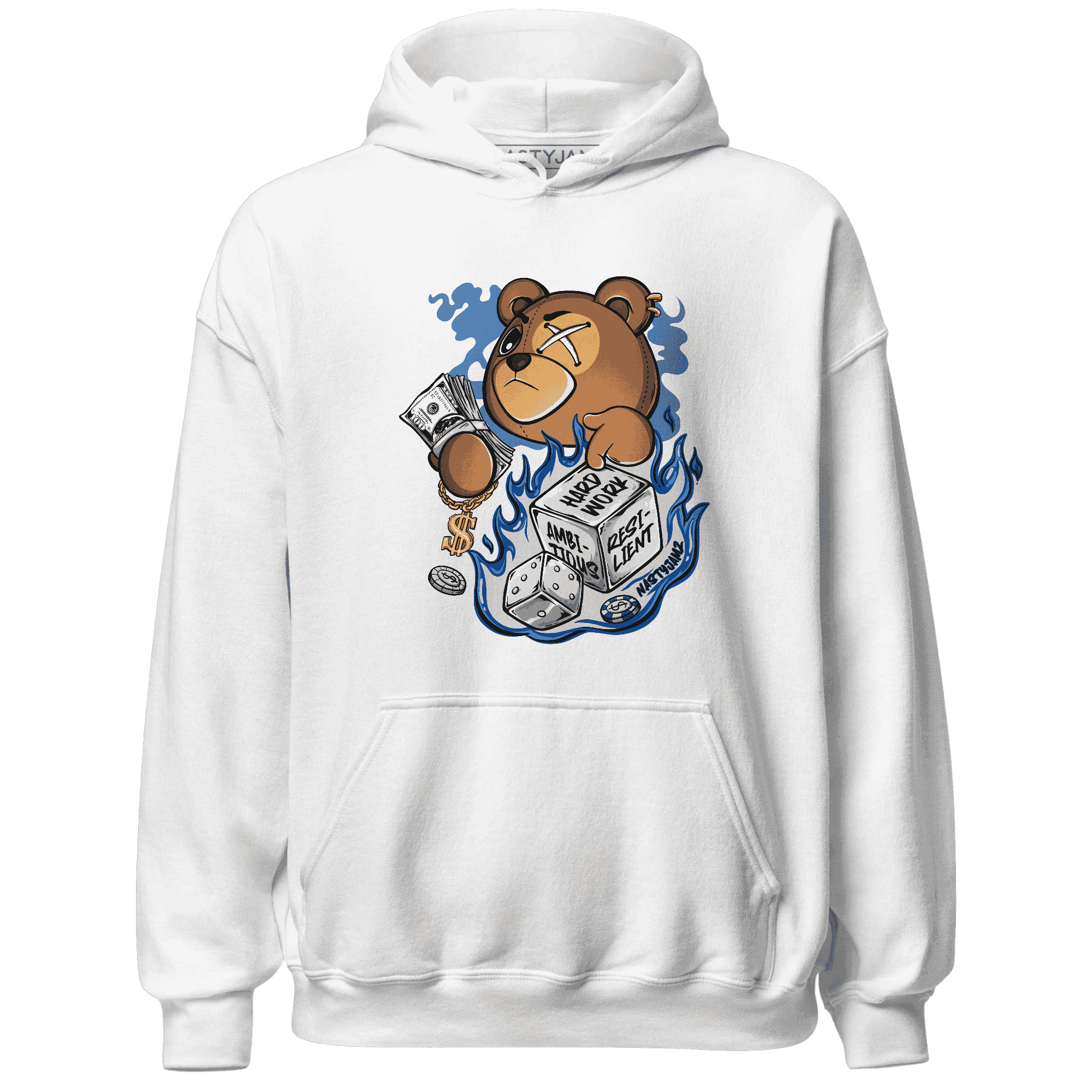 Quaiii 54s Hoodie Match Hustle Casino BER - NastyJamz