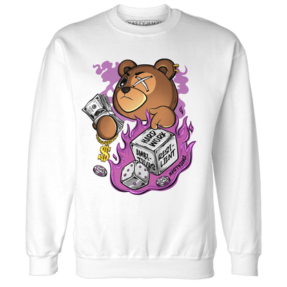 GS Hyper Violet 4s Sweatshirt Match Hustle Casino BER - NastyJamz