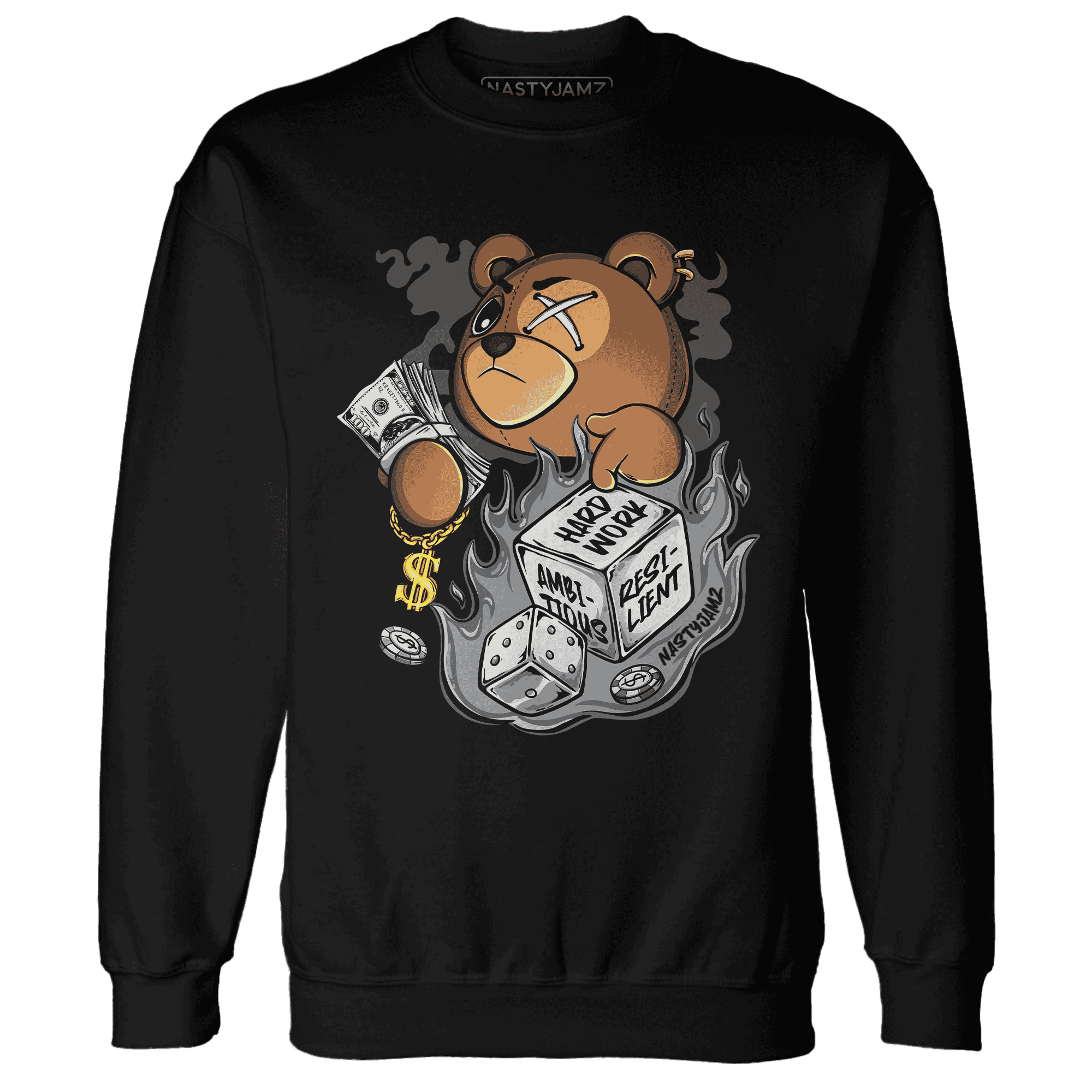 Paris Olympicsss 4s Sweatshirt Match Hustle Casino BER - NastyJamz