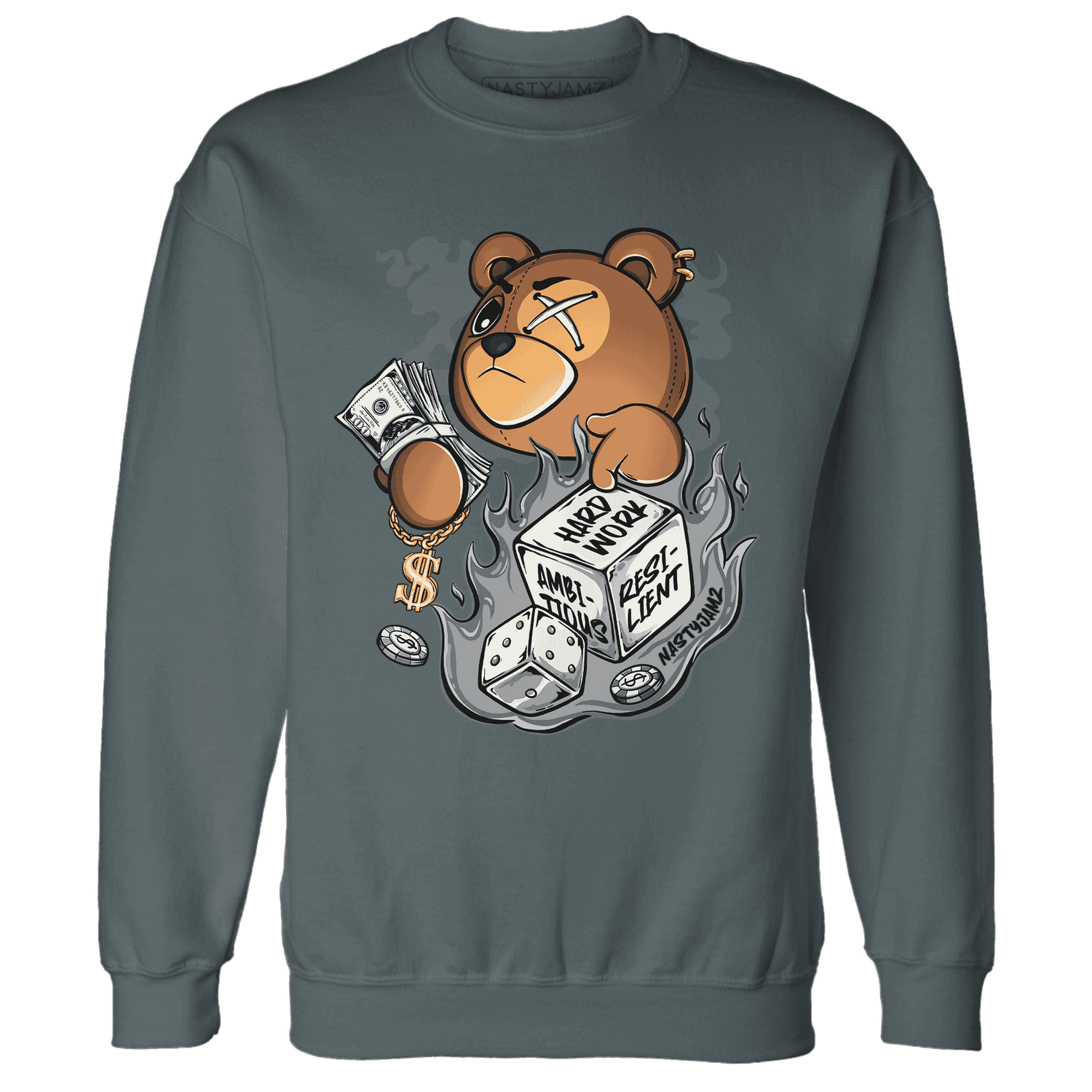 Paris Olympicsss 4s Sweatshirt Match Hustle Casino BER - NastyJamz