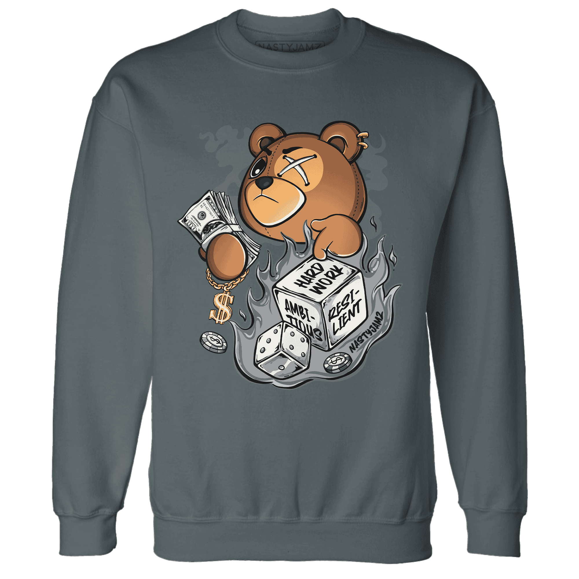 Paris Olympicsss 4s Sweatshirt Match Hustle Casino BER - NastyJamz