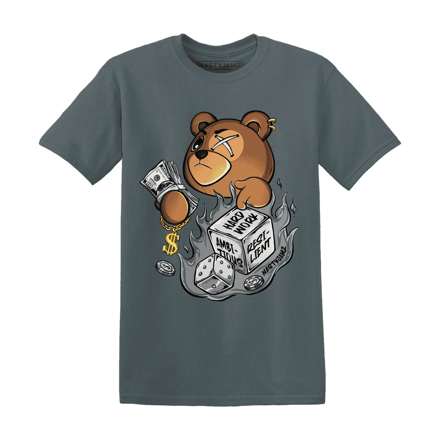 Paris Olympicsss 4s T Shirt Match Hustle Casino BER - NastyJamz