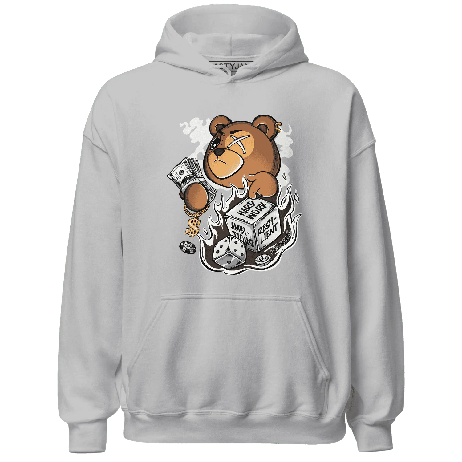 White-Thunder-4s-Hoodie-Match-Hustle-Casino-BER