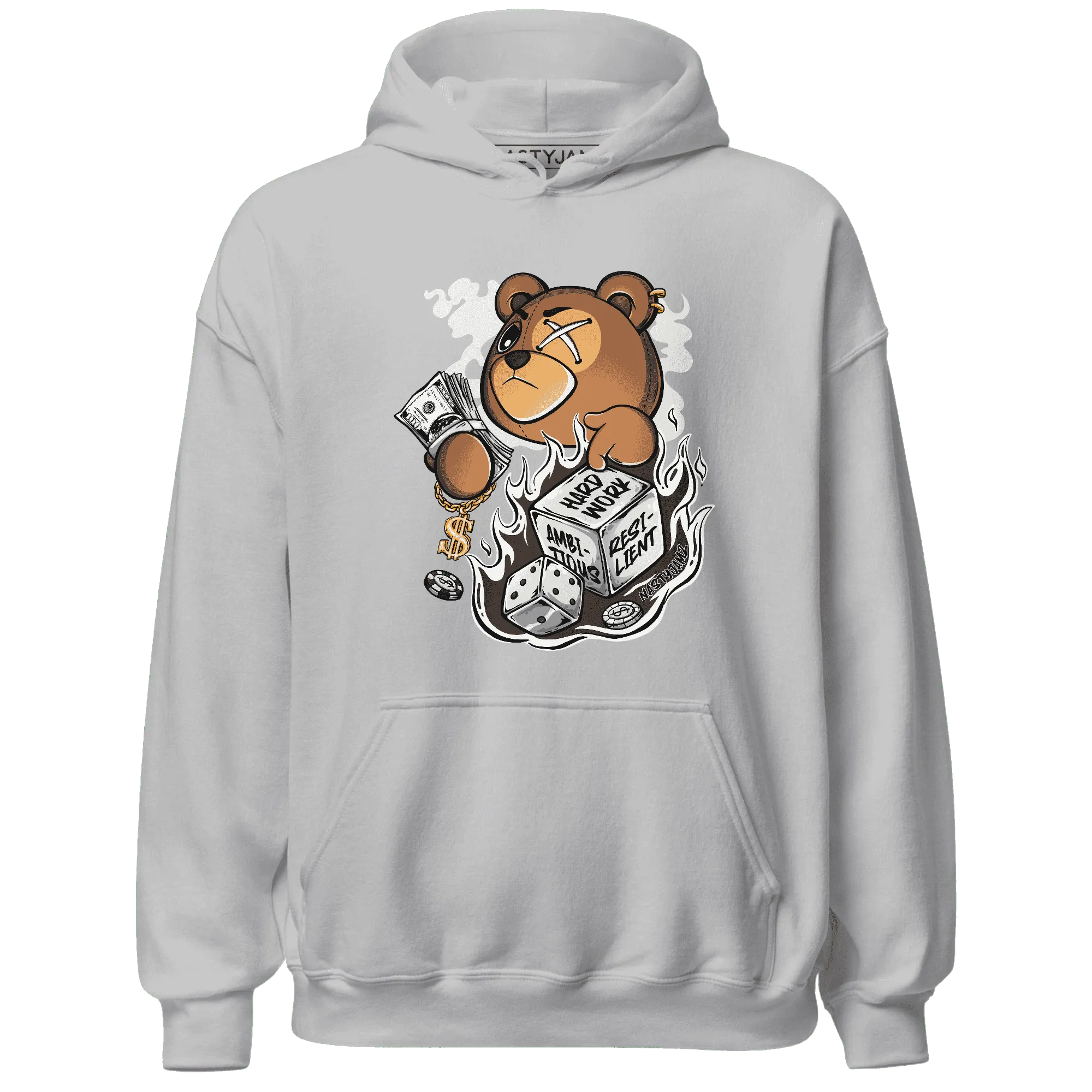 White-Thunder-4s-Hoodie-Match-Hustle-Casino-BER