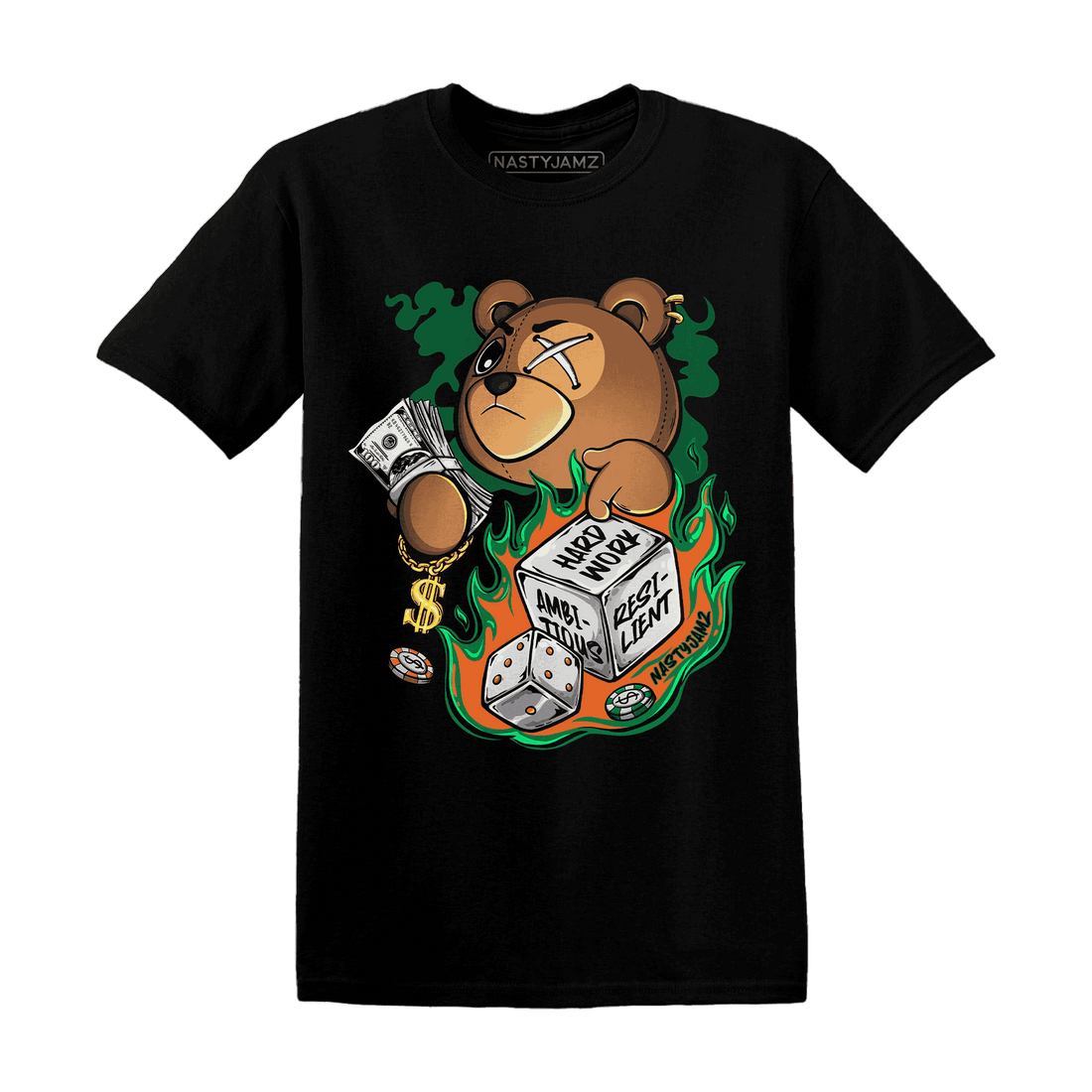 MAM Hurricanes 5s T Shirt Match Hustle Casino BER - NastyJamz