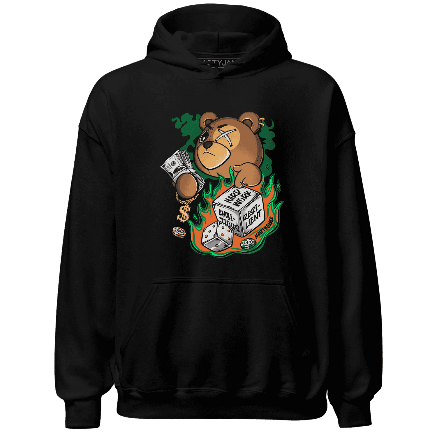 MAM Hurricanes 5s Hoodie Match Hustle Casino BER - NastyJamz