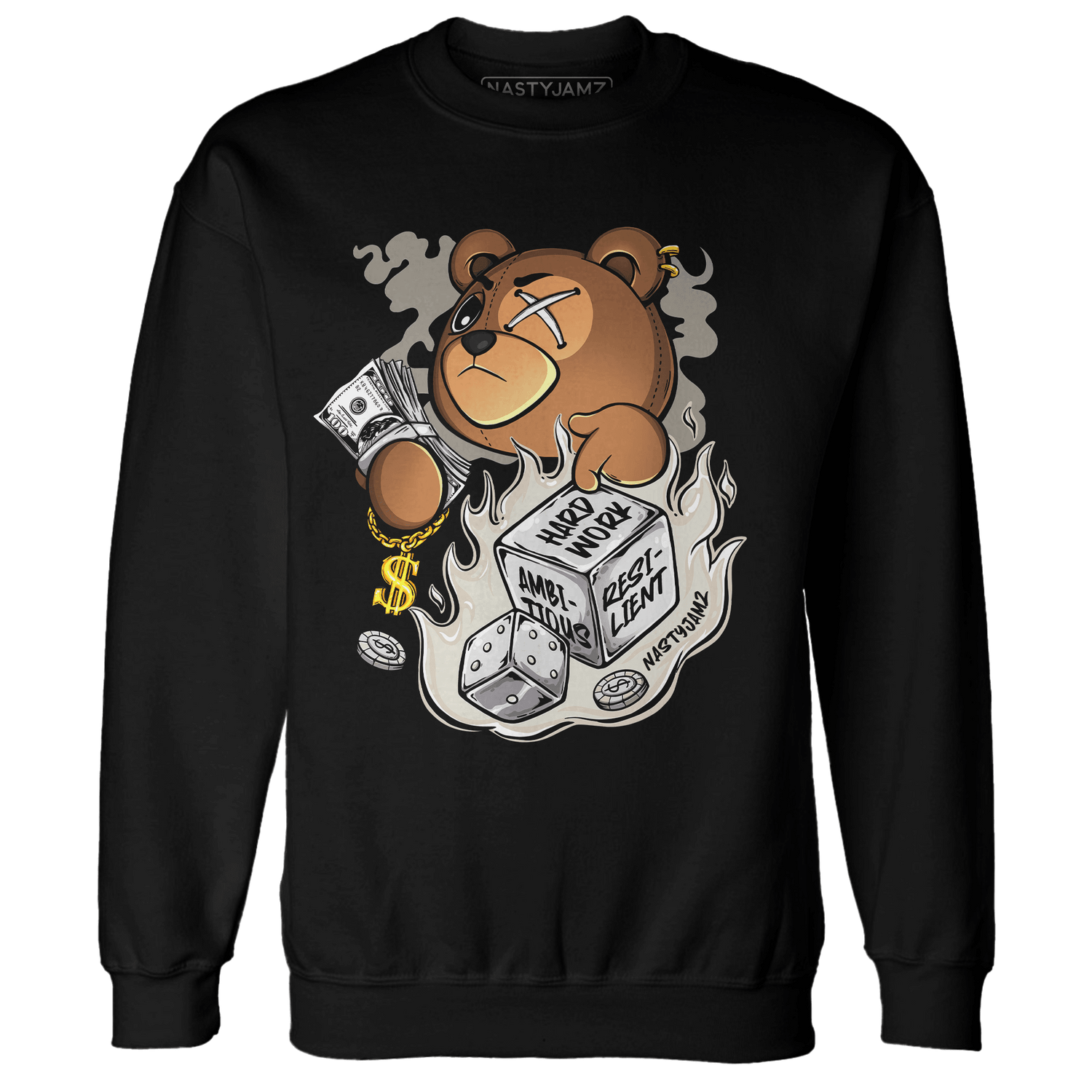 SE Sail 5s Sweatshirt Match Hustle Casino BER - NastyJamz