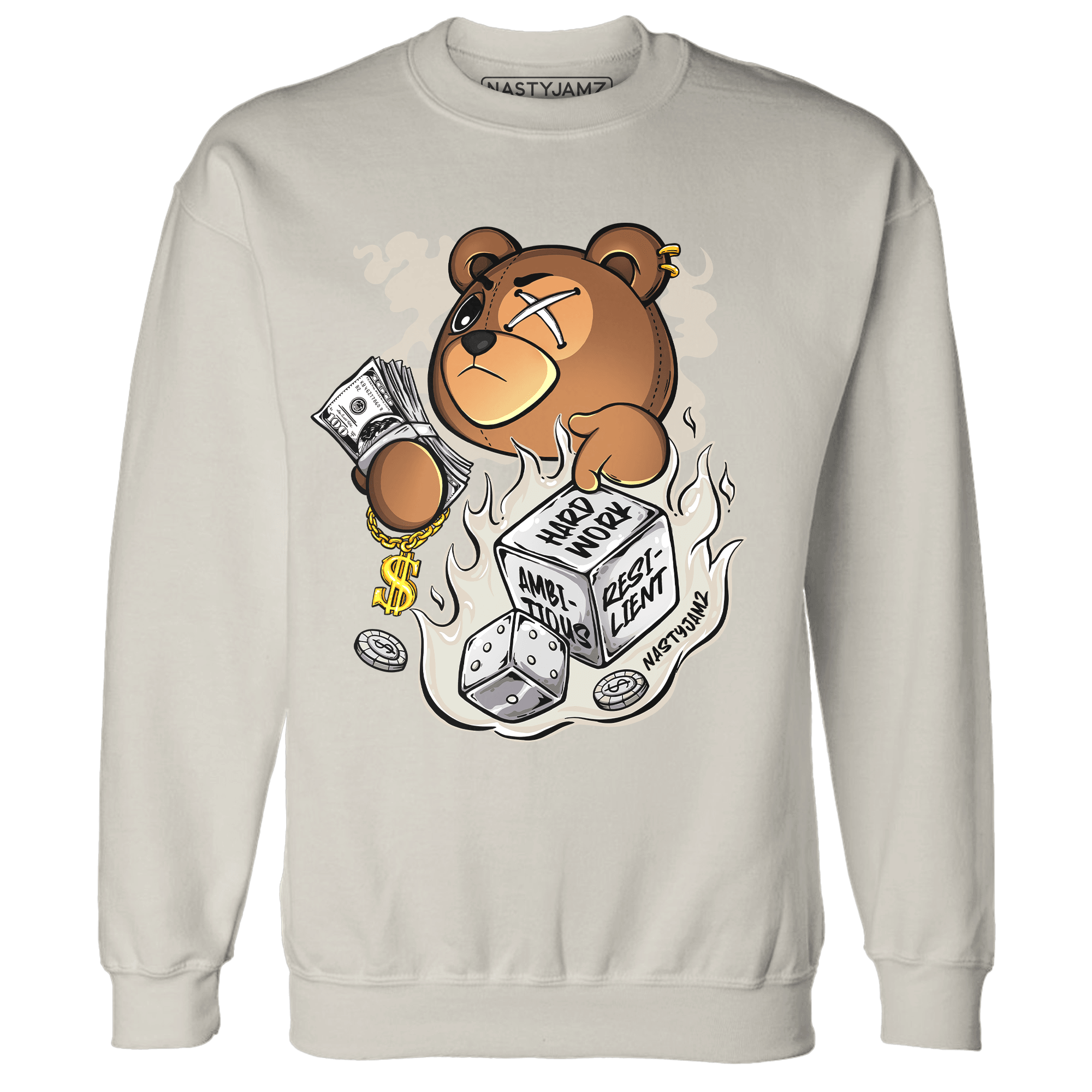 SE Sail 5s Sweatshirt Match Hustle Casino BER - NastyJamz