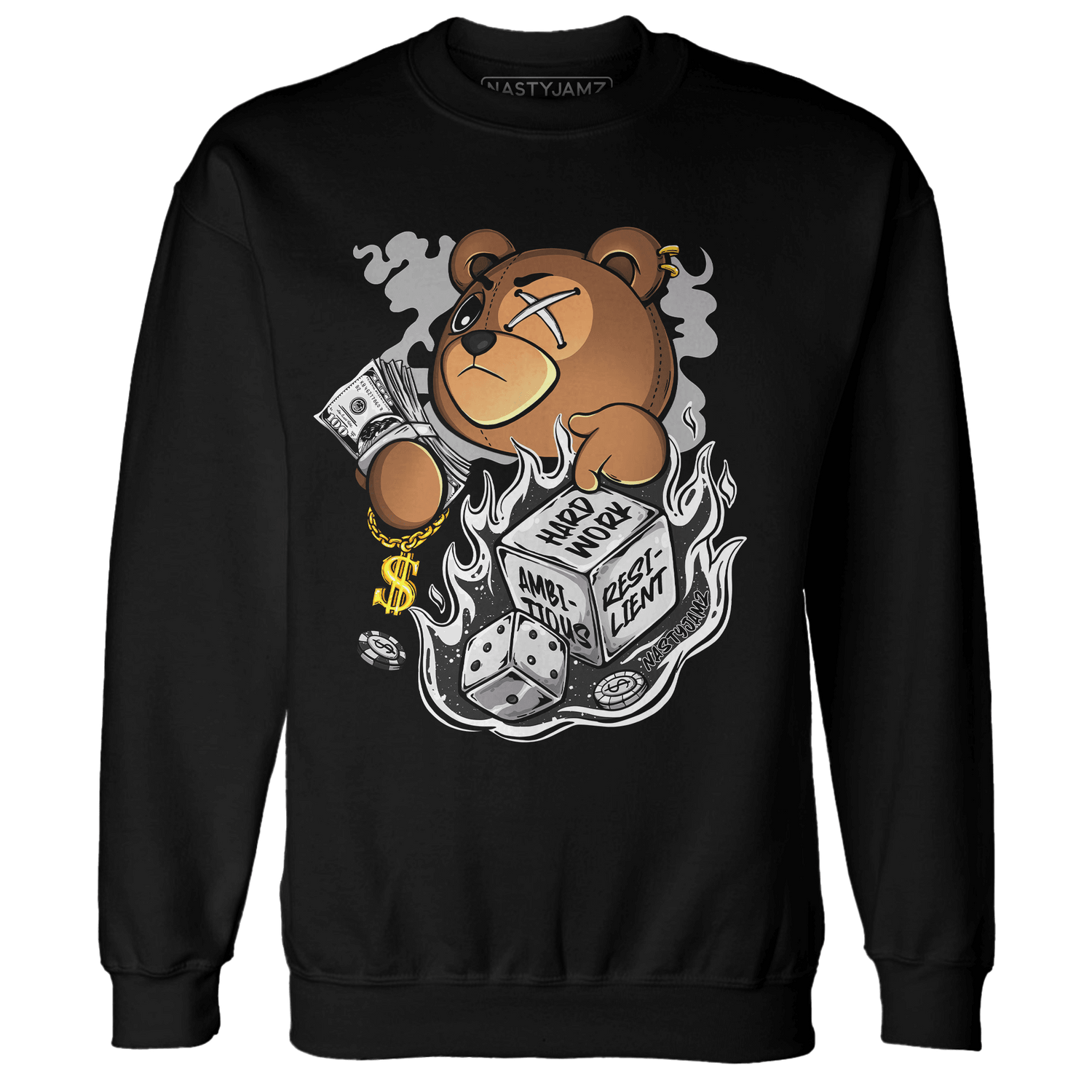 Reverse Oreo 6s Sweatshirt Match Hustle Casino BER - NastyJamz