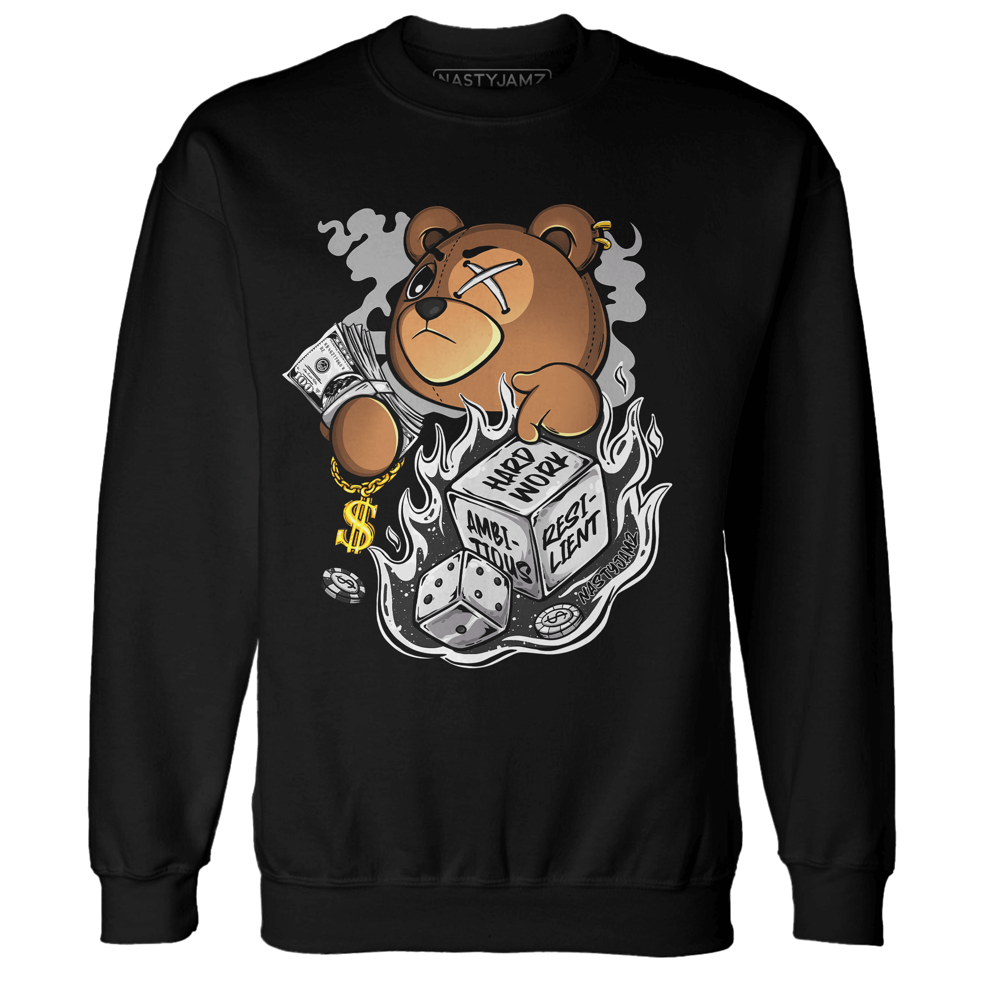 Reverse Oreo 6s Sweatshirt Match Hustle Casino BER - NastyJamz