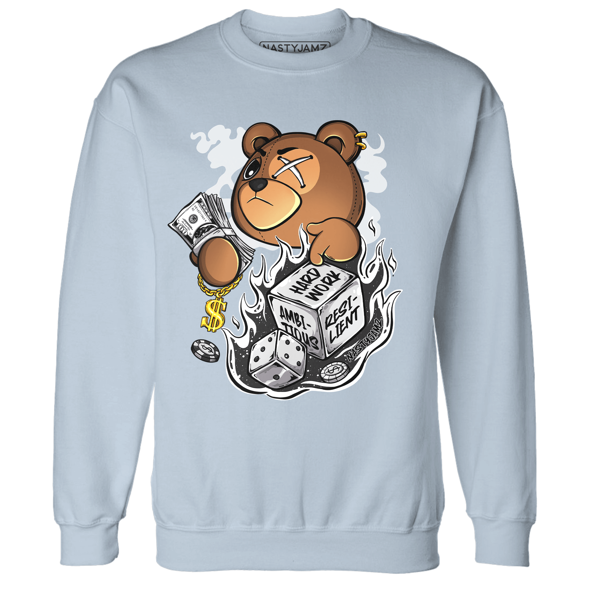 Reverse Oreo 6s Sweatshirt Match Hustle Casino BER - NastyJamz